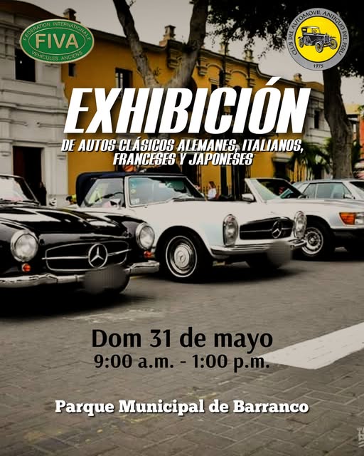 EXHIBICIÓN DE AUTOS CLÁSICOS