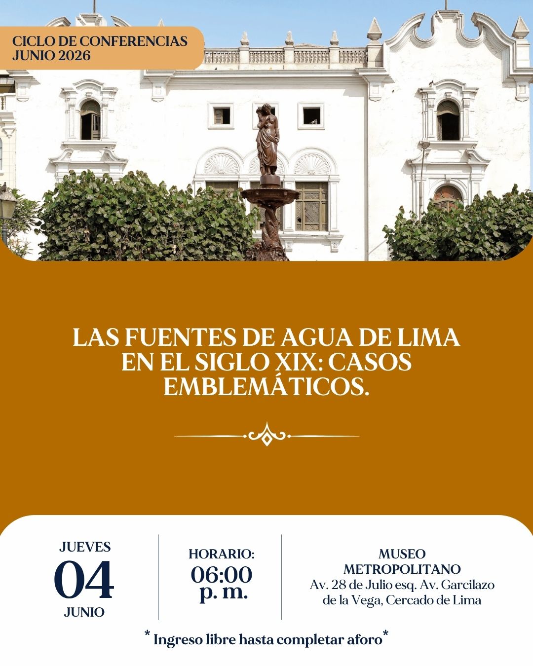 LAS FUENTES DE AGUA DE LIMA