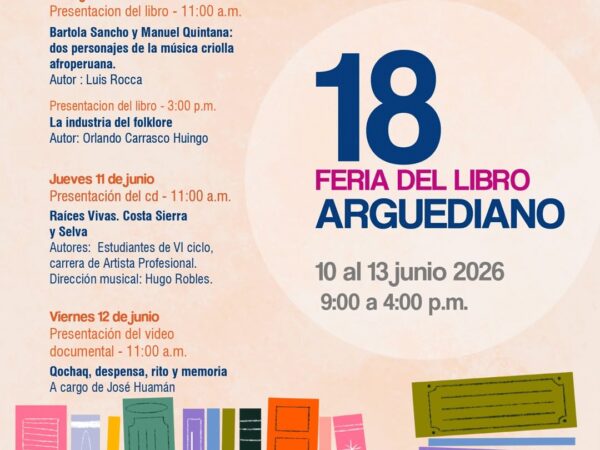 18 FERIA DEL LIBRO ARGUEDIANO