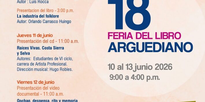 18 FERIA DEL LIBRO ARGUEDIANO