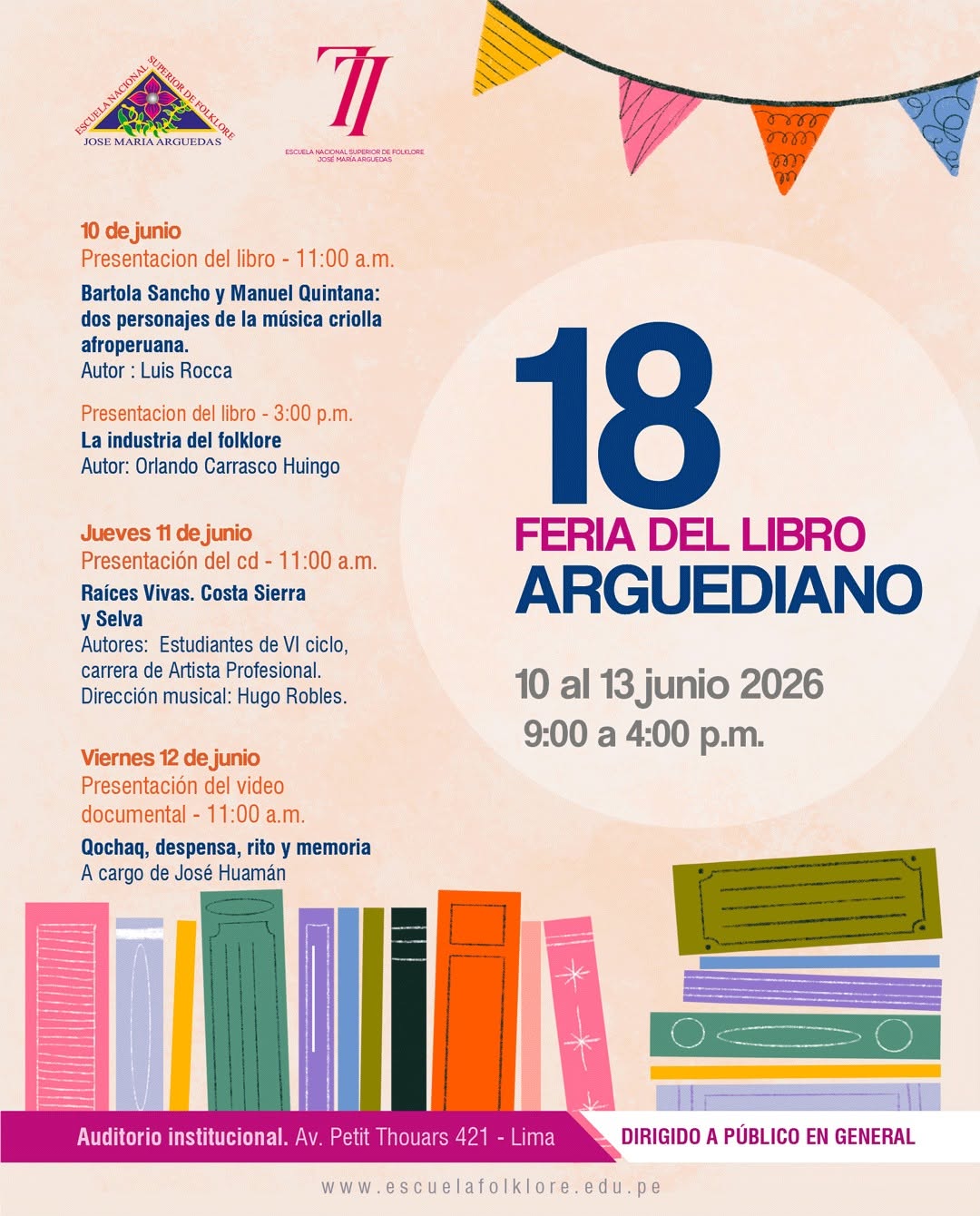 18 FERIA DEL LIBRO ARGUEDIANO
