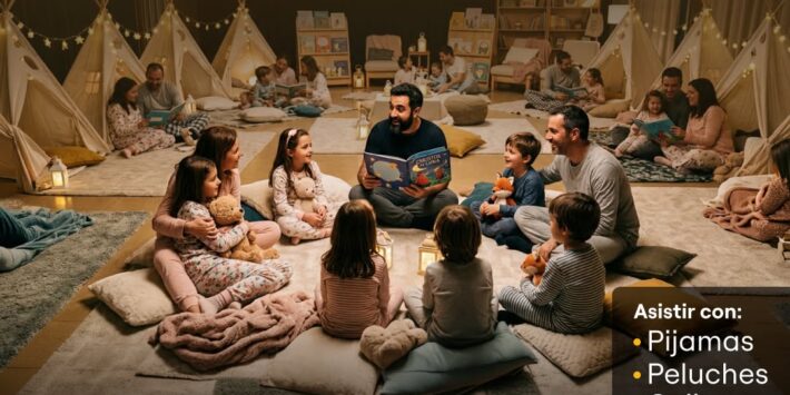 PIJAMADA FAMILIAR LITERARIA