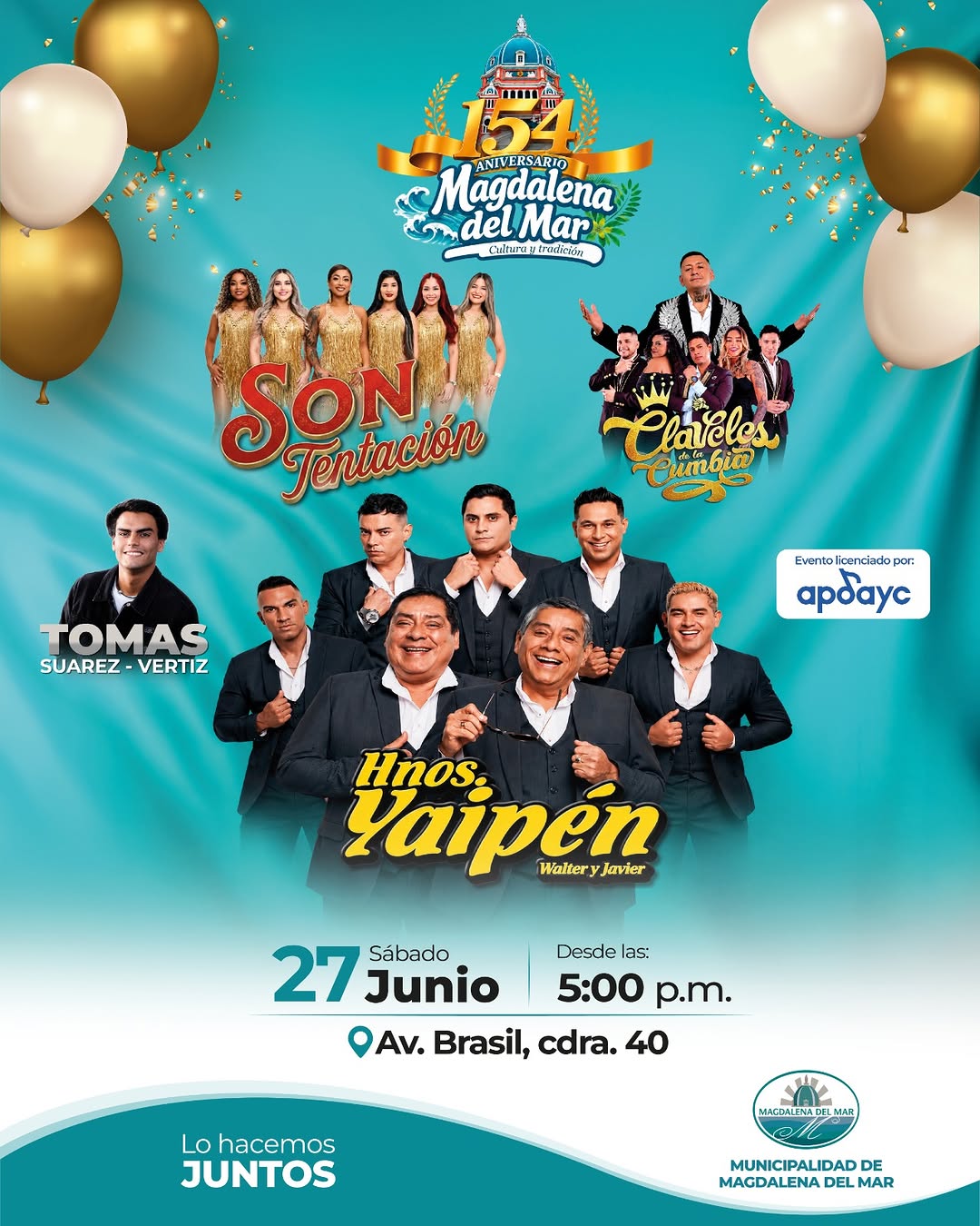 154 ANIVERSARIO MAGDALENA DEL MAR