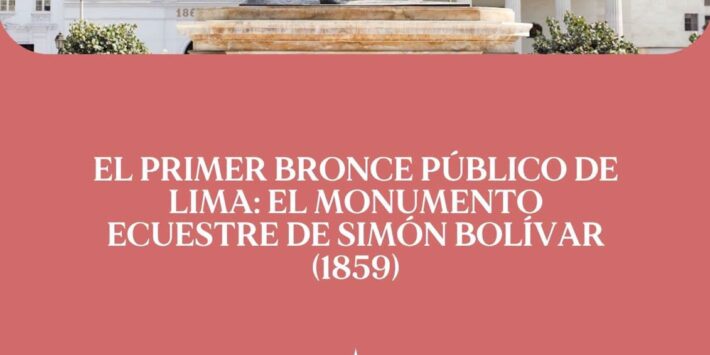 EL PRIMER BRONCE PÚBLICO DE LIMA