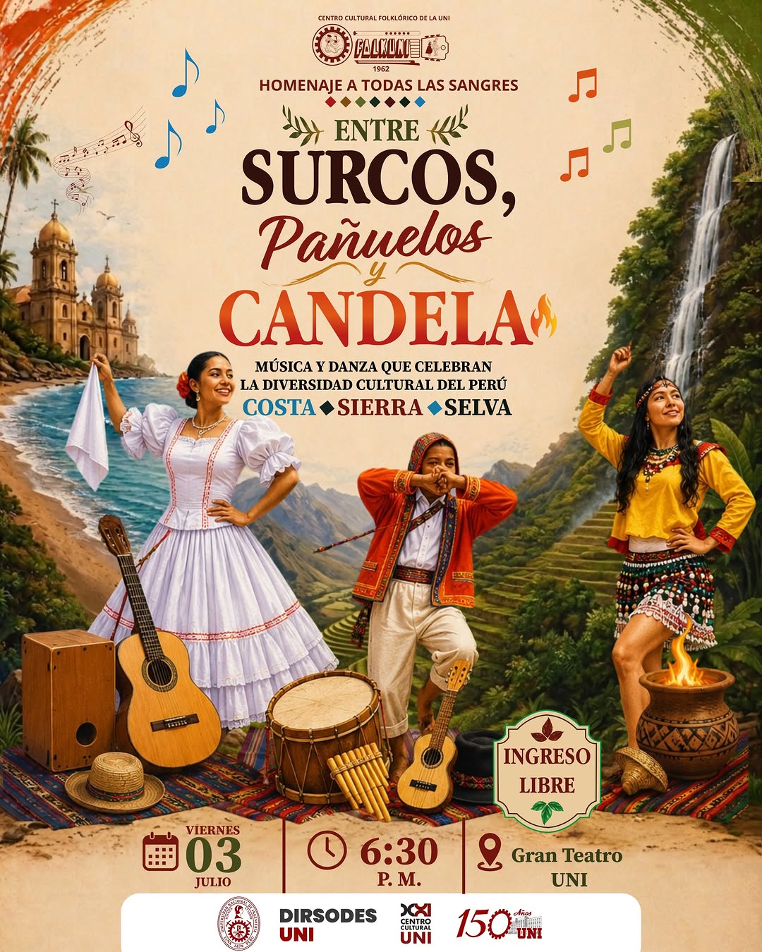 ENTRE SURCOS, PAÑUELOS Y CANDELA