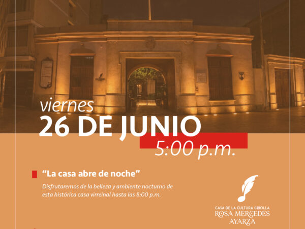 LA CASA ABRE DE NOCHE