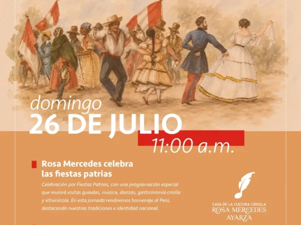 ROSA MERCEDES CELEBRA LAS FIESTAS PATRIAS