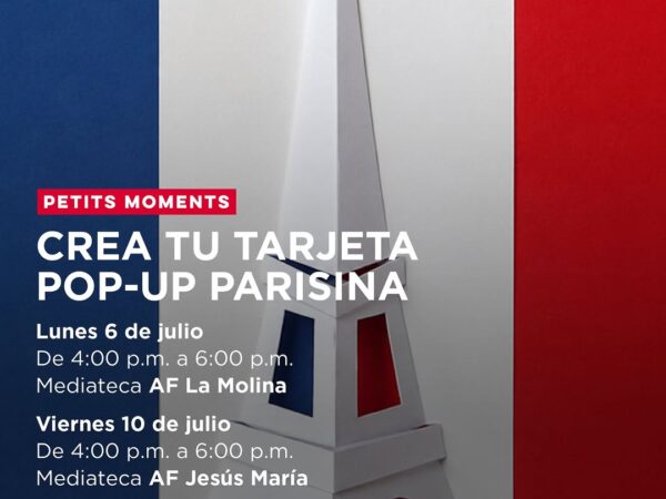 CREA TU TARJETA POP UP PARISINA
