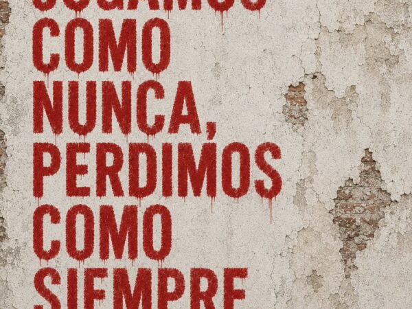 JUGAMOS COMO NUNCA PERDIMOS COMO SIEMPRE