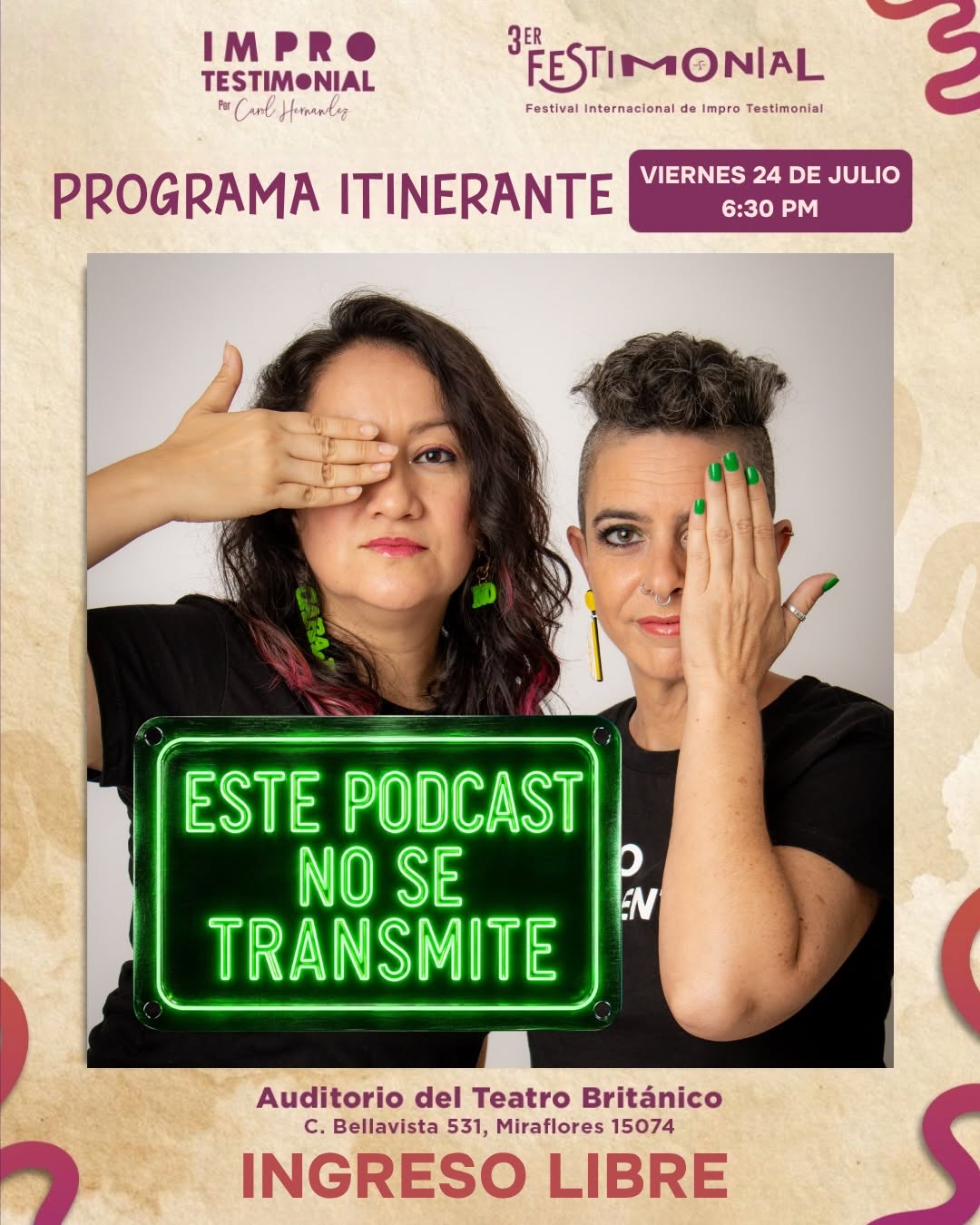 ESTE PODCAST NO SE TRANSMITE