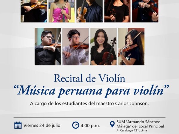 MÚSICA PERUANA PARA VIOLÍN