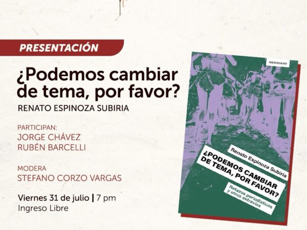 ¿PODEMOS CAMBIAR DE TEMA, POR FAVOR?