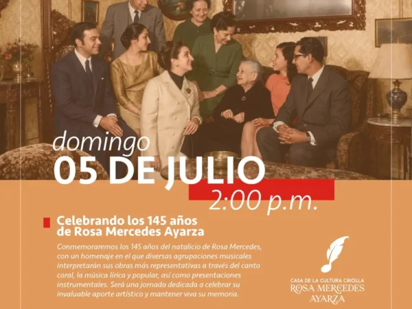 CELEBRANDO LOS 145 AñOS DE ROSA MERCEDES AYARZA