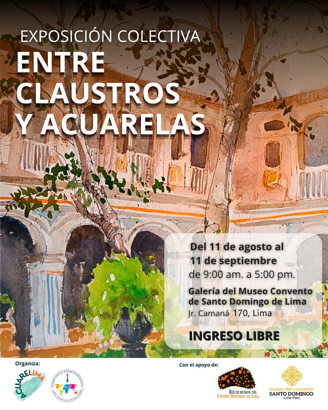 ENTRE CLAUSTROS Y ACUARELAS