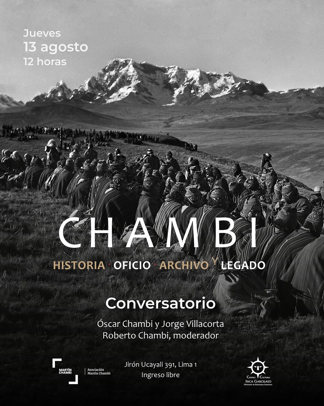 CHAMBI: HISTORIA OFICIO ARCHIVO LEGADO