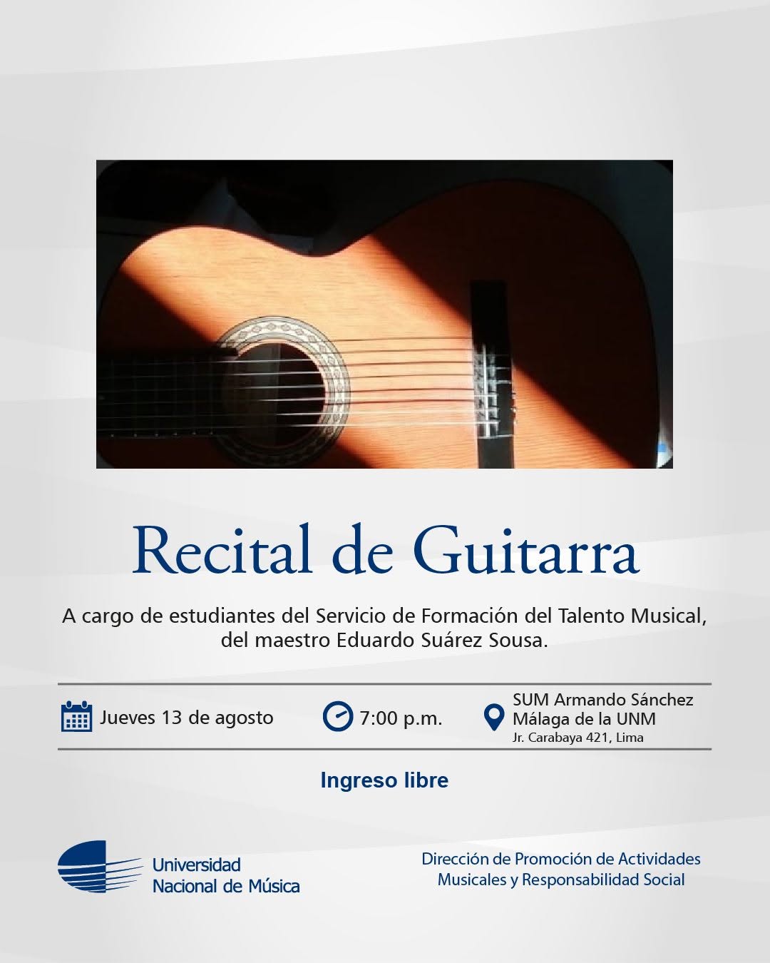 RECITAL DE GUITARRA