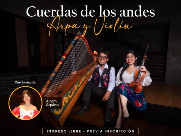 CUERDAS DE LOS ANDES ARPA Y VIOLÍN