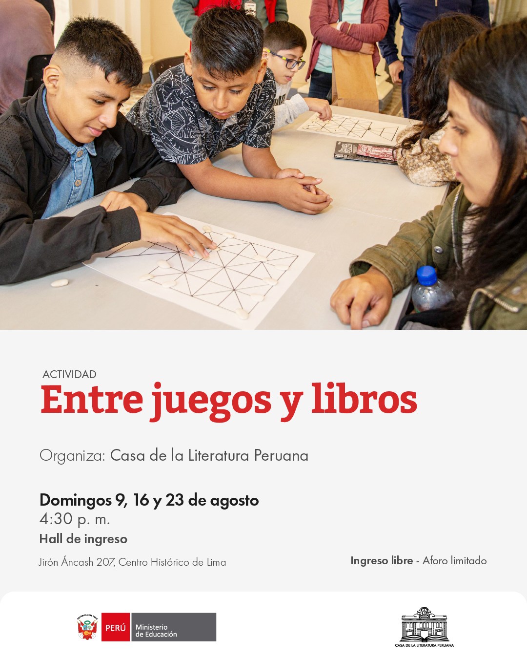 ENTRE JUEGOS Y LIBROS