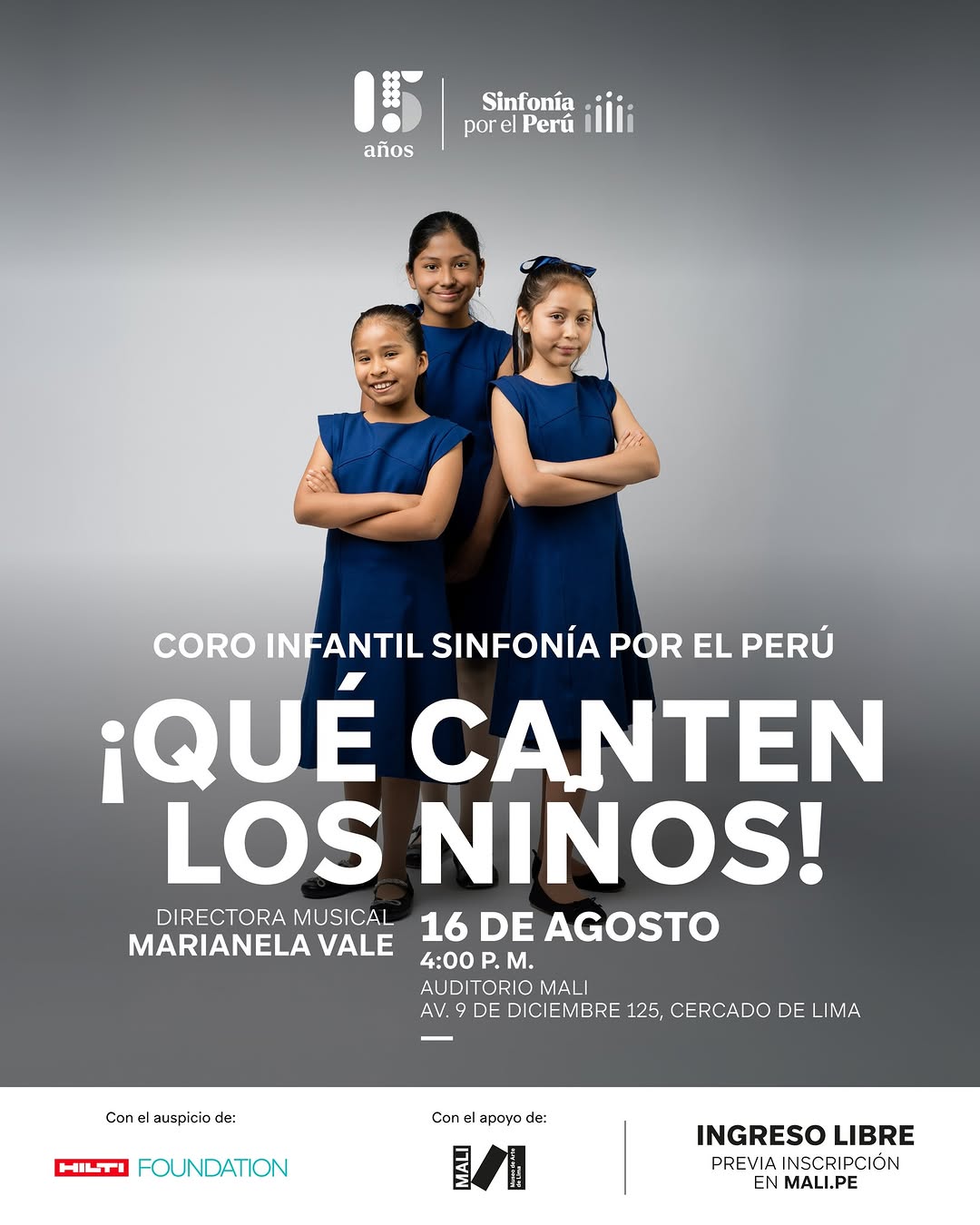 ¡QUÉ CANTEN LOS NIÑOS!