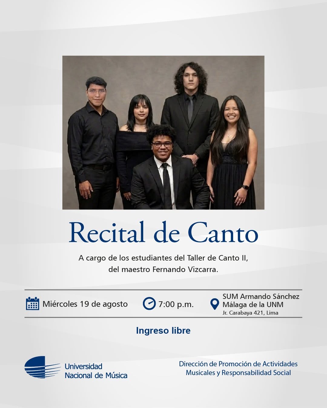 RECITAL DE CANTO
