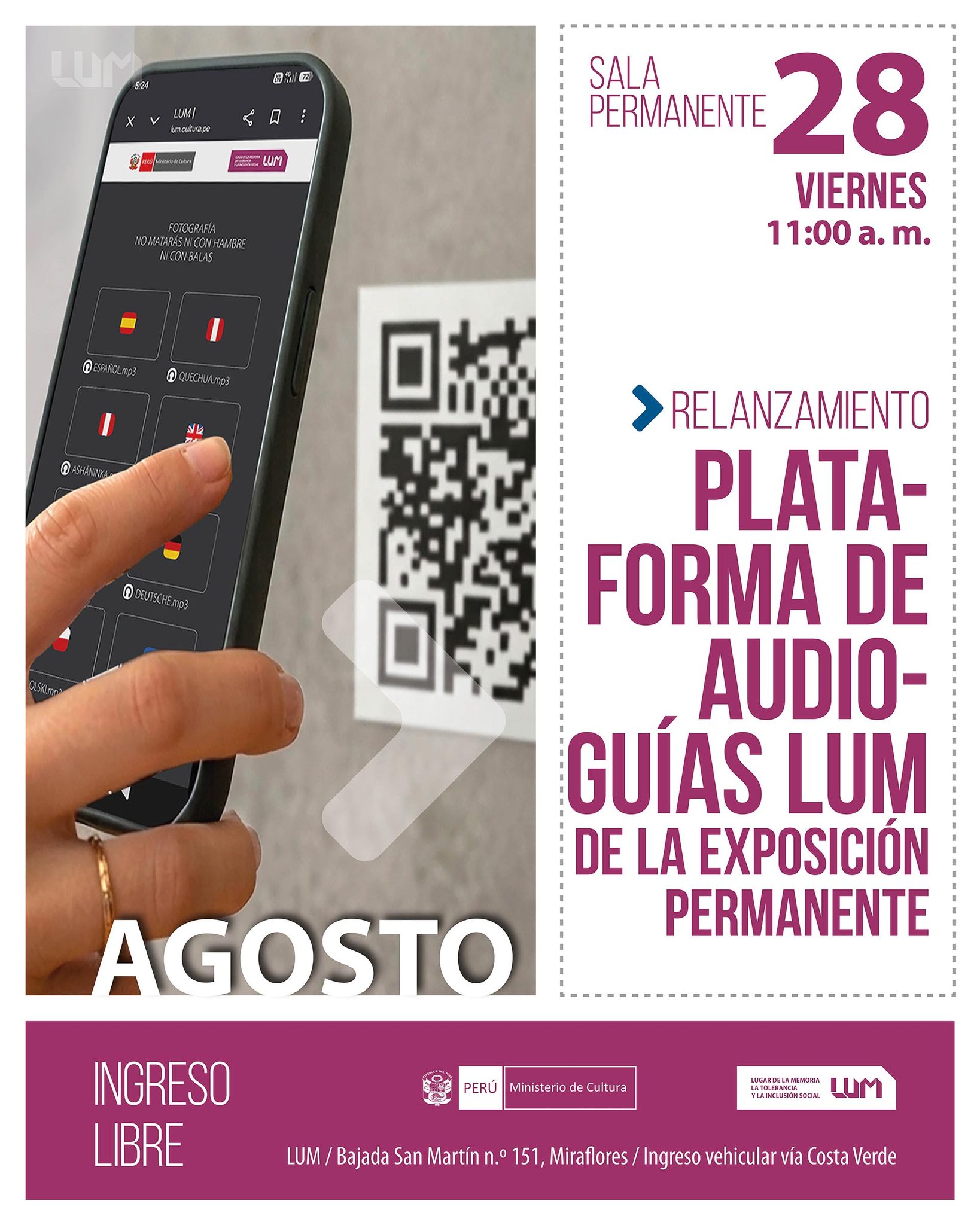 NUEVAS AUDIOGUÍAS LUM