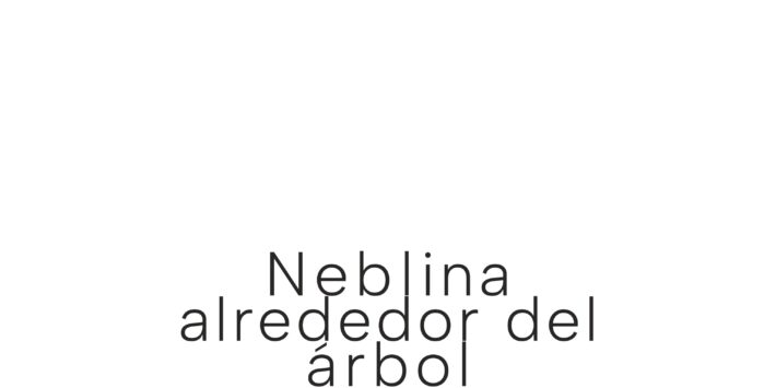NEBLINA ALREDEDOR DEL ÁRBOL