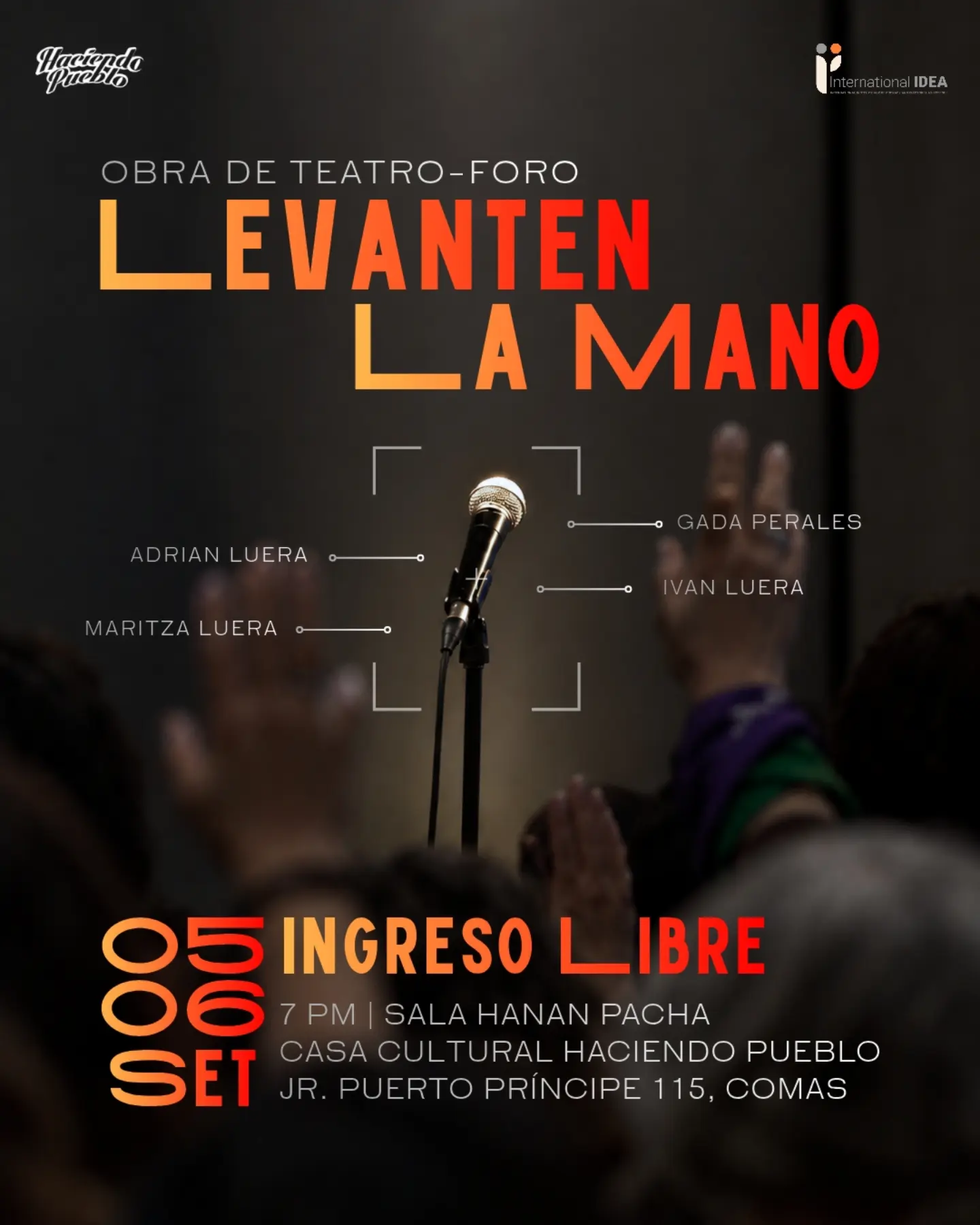 LEVANTEN LA MANO