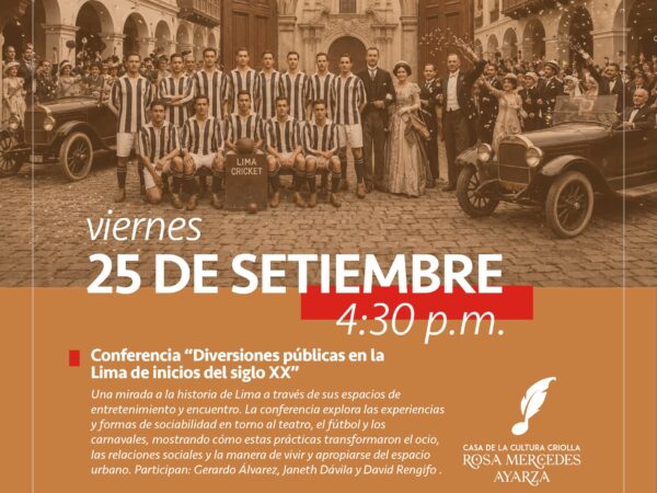 DIVERSIONES PÚBLICAS EN LA LIMA DE INICIOS DEL SIGLO XX