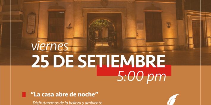 LA CASA ABRE DE NOCHE