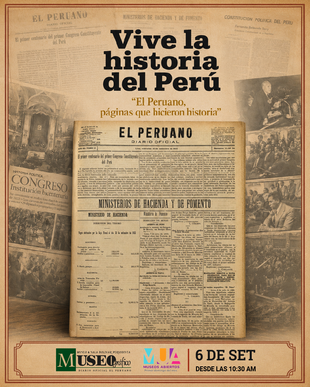 EL PERUANO: PÁGINAS QUE HICIERON HISTORIA