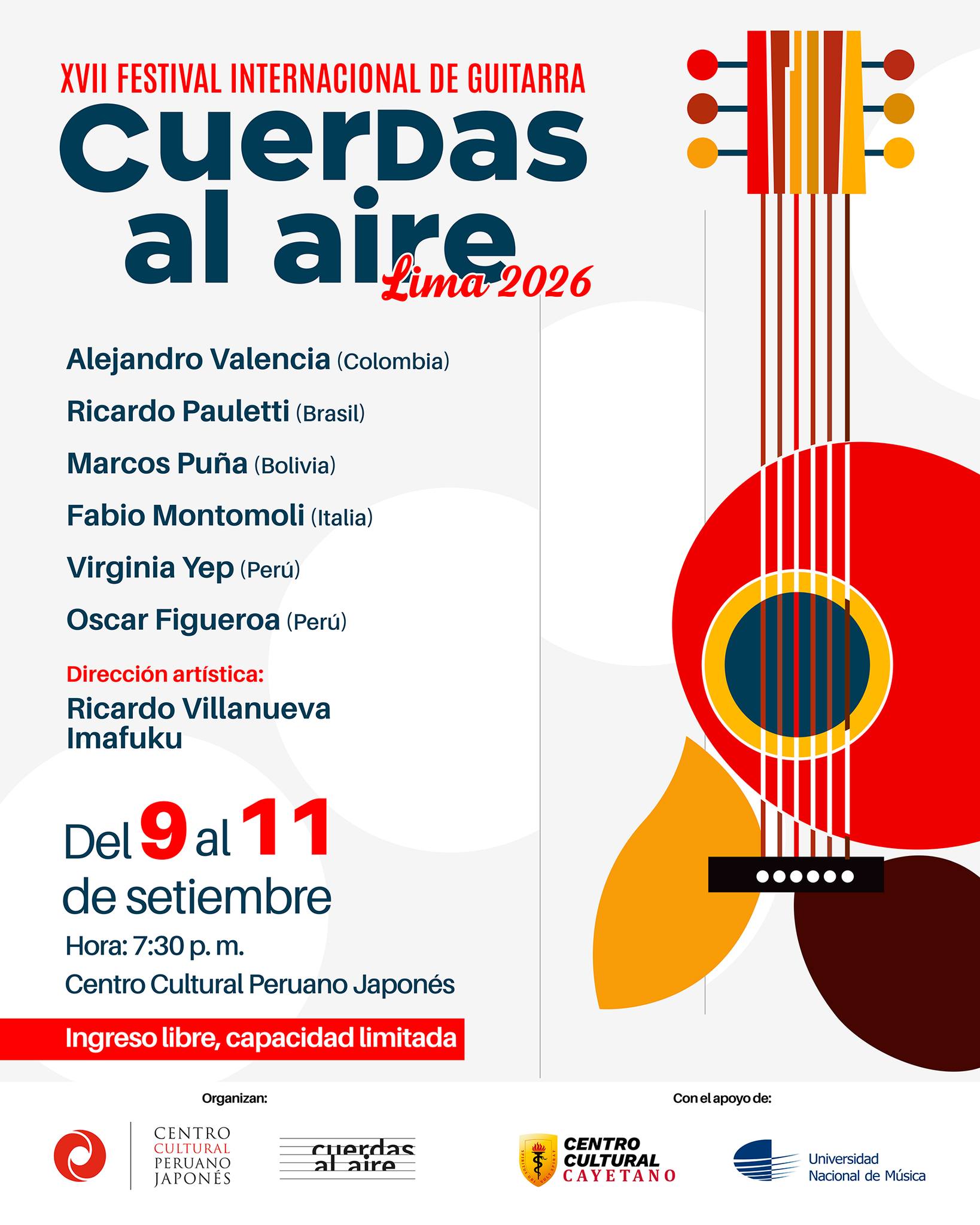 FESTIVAL INTERNACIONAL DE GUITARRA CUERDAS AL AIRE