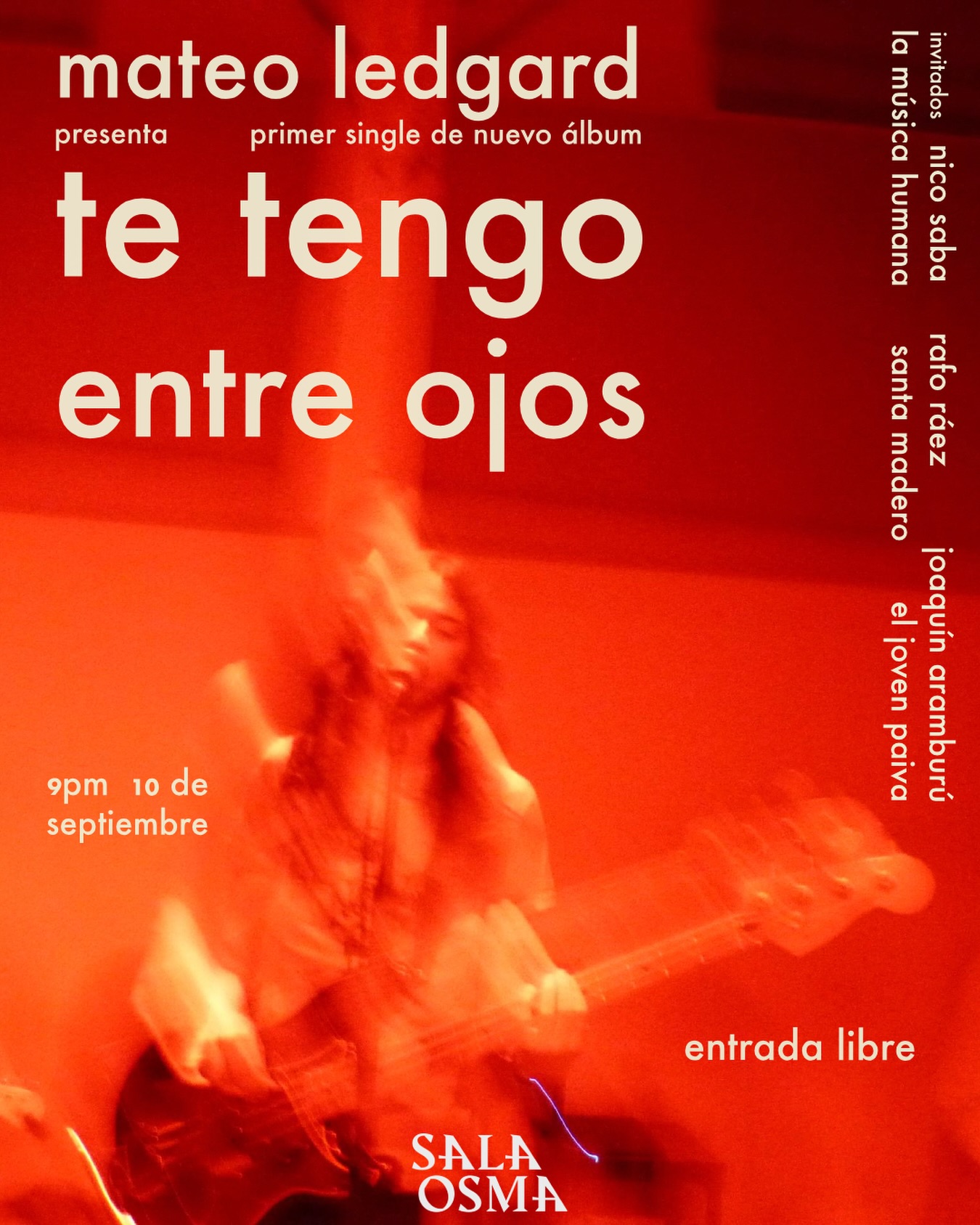 TE TENGO ENTRE OJOS