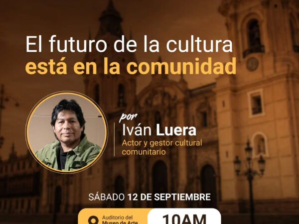 EL FUTURO DE LA CULTURA ESTÁ EN LA COMUNIDAD