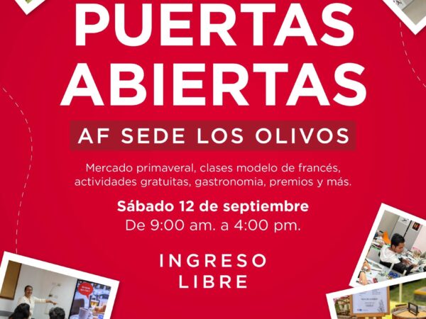 PUERTAS ABIERTAS ALIANZA FRANCESA DE LOS OLIVOS
