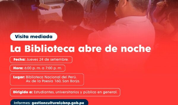 LA BIBLIOTECA ABRE DE NOCHE