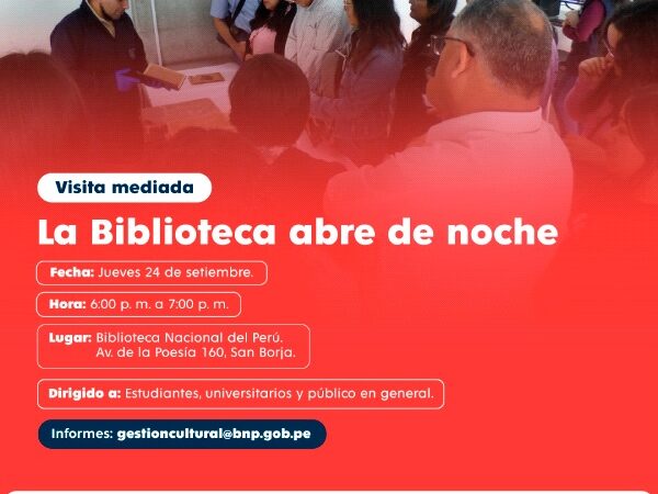 LA BIBLIOTECA ABRE DE NOCHE