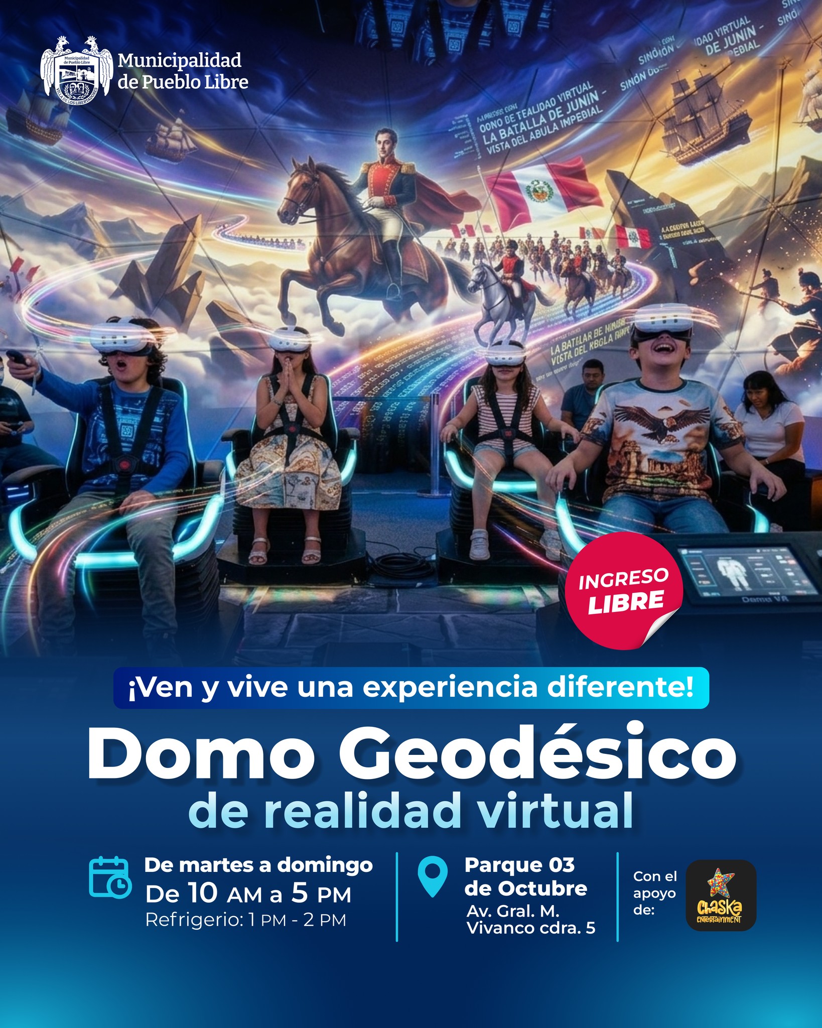 DOMO GEODÉSICO DE REALIDAD VIRTUAL