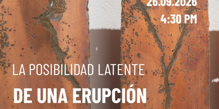 LA POSIBILIDAD LATENTE DE UNA ERUPCIÓN