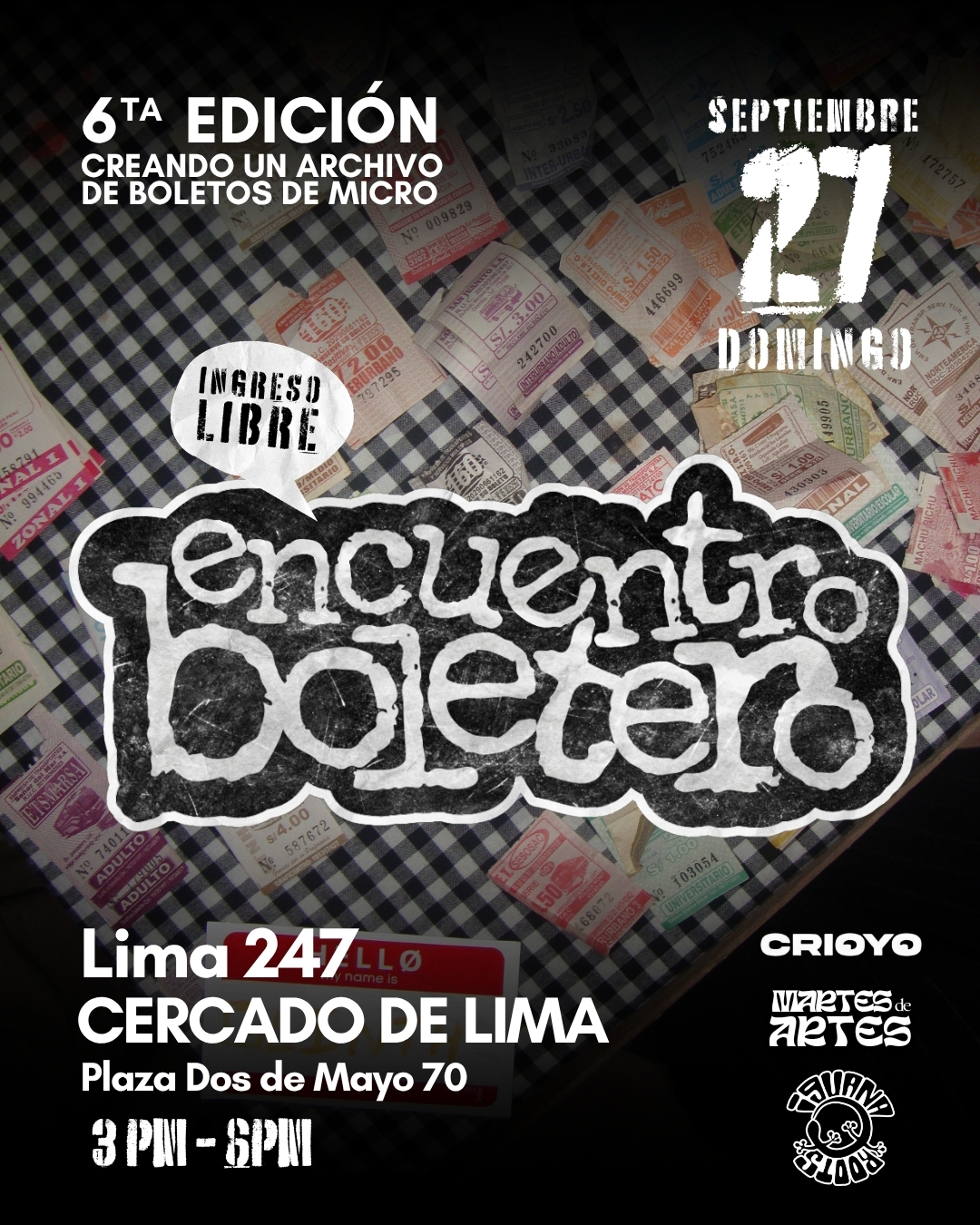 VI ENCUENTRO BOLETERO