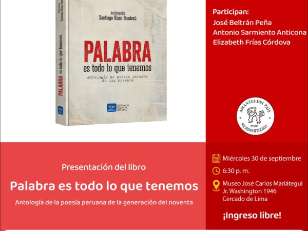 PALABRA ES TODO LO QUE TENEMOS