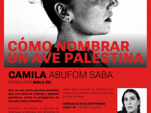 CÓMO NOMBRAR UN AVE PALESTINA