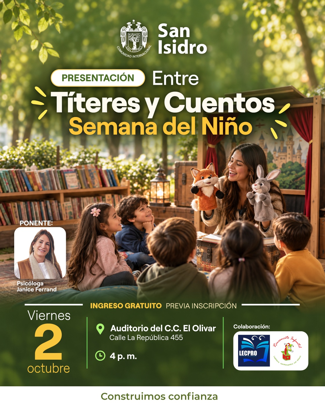 ENTRE TÍTERES Y CUENTOS