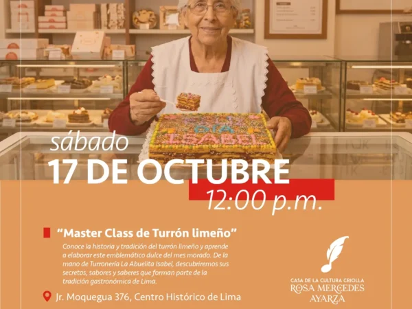 MASTER CLASS DE TURRÓN LIMEÑO