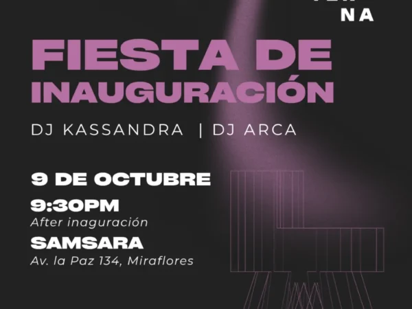 FIESTA DE INAUGURACIÓN LIMA ALTERNA