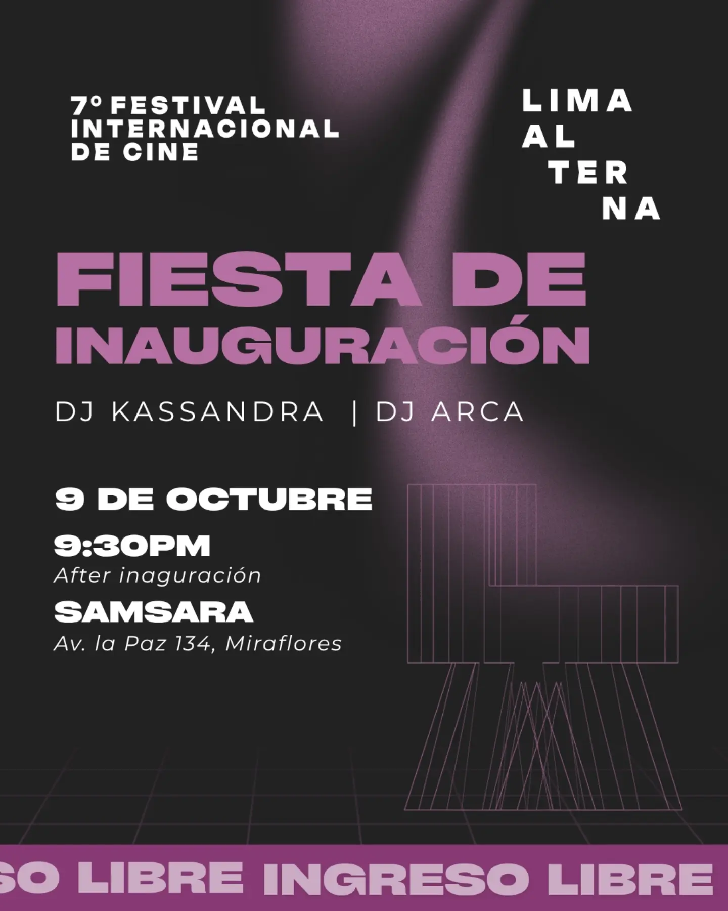 FIESTA DE INAUGURACIÓN LIMA ALTERNA