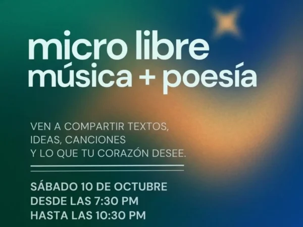 MICRO LIBRE MÚSICA + POESÍA