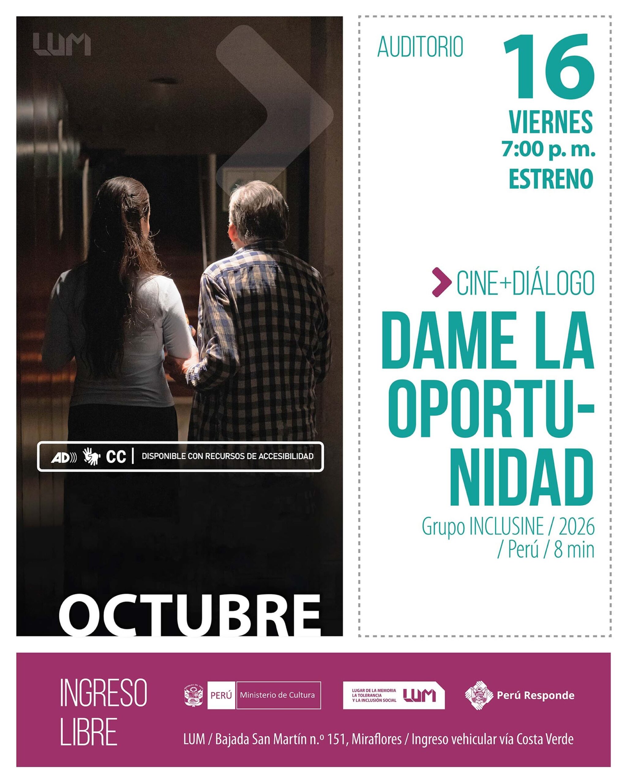 DAME LA OPORTUNIDAD