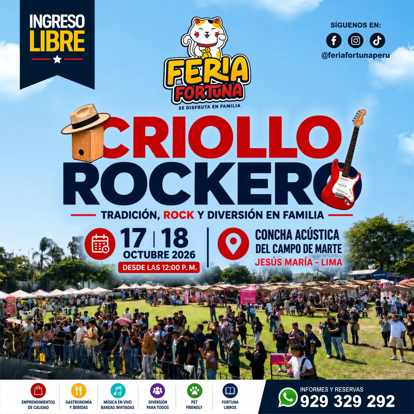 FERIA FORTUNA: CRIOLLO ROCKERO