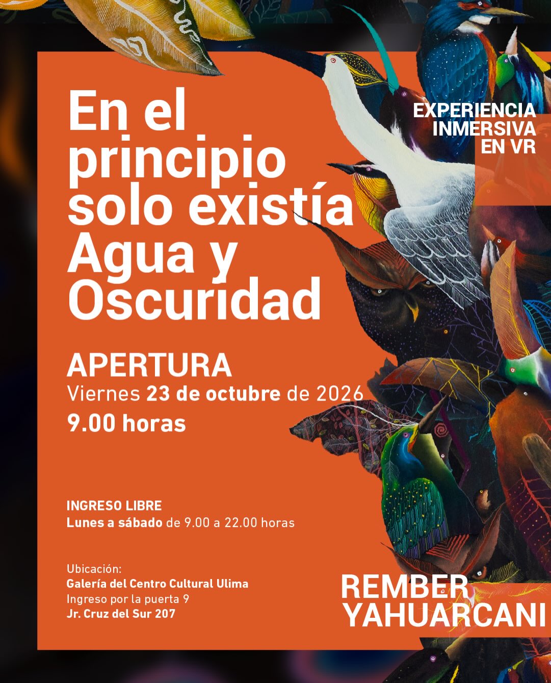EN EL PRINCIPIO SOLO EXISTÍA AGUA Y OSCURIDAD