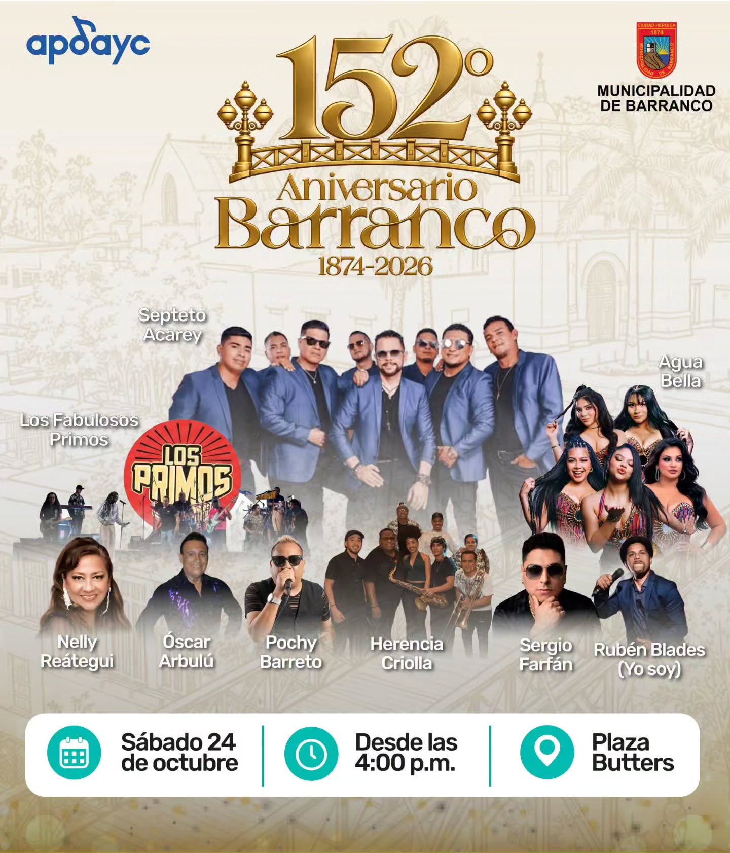 152.º ANIVERSARIO DE BARRANCO